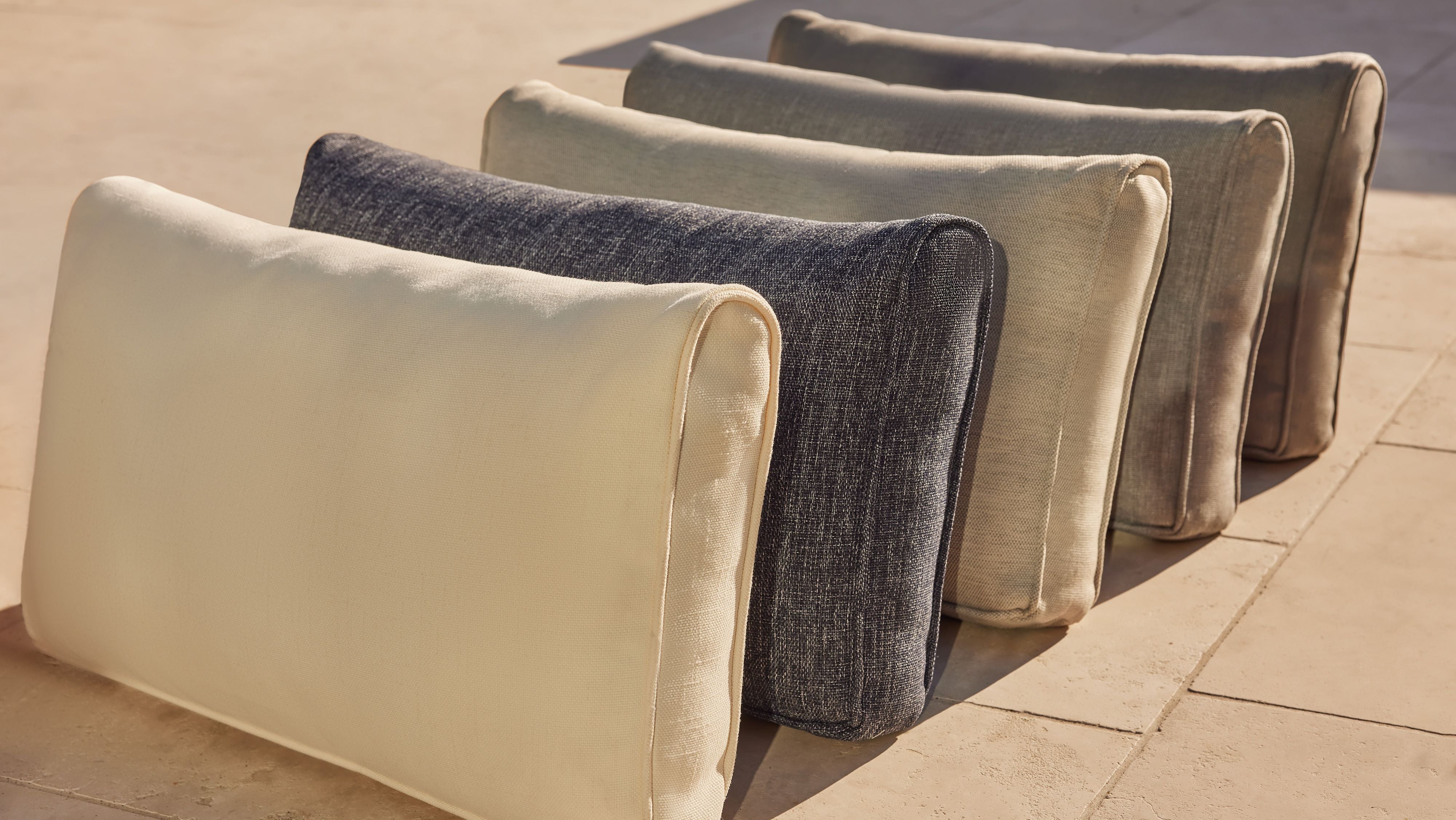 Free outdoor fabric swatch kit by Outer featuring weather-resistant cushion fabric options
