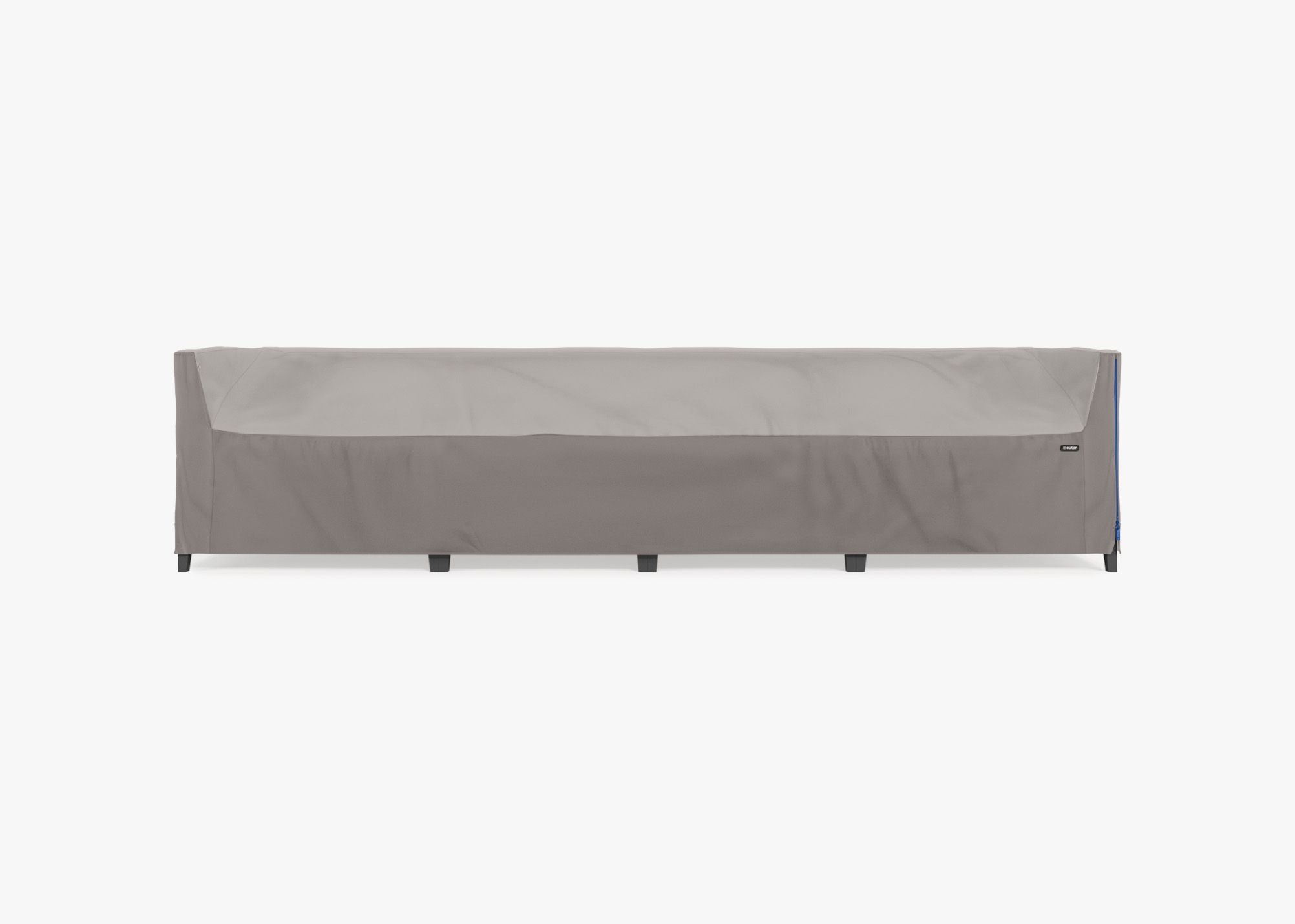 Cover for Aluminum Sofa - 4 Seat, front. Custom fit weather protection for your Outer outdoor furniture. #title_default title