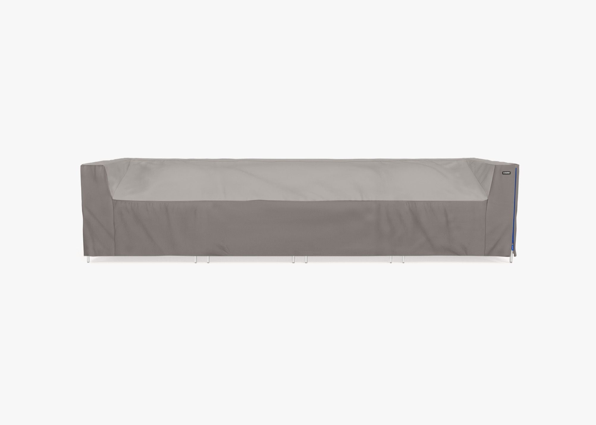 Cover for Wicker Sofa - 4 Seat, front. Custom fit weather protection for your Outer outdoor furniture. #title_default title