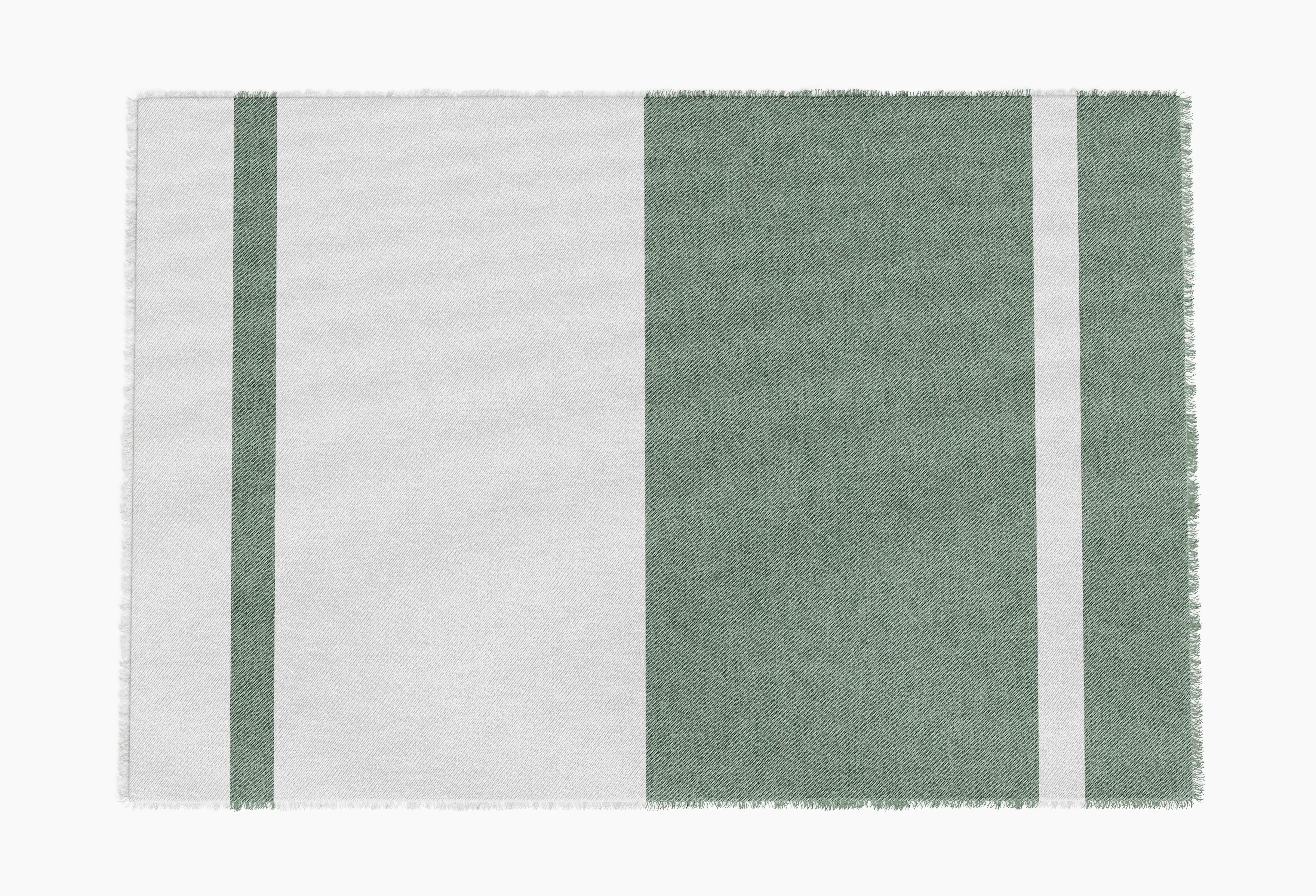 Outdoor Bug Shield Throw Blanket - #color_Forest Green Colorblock 