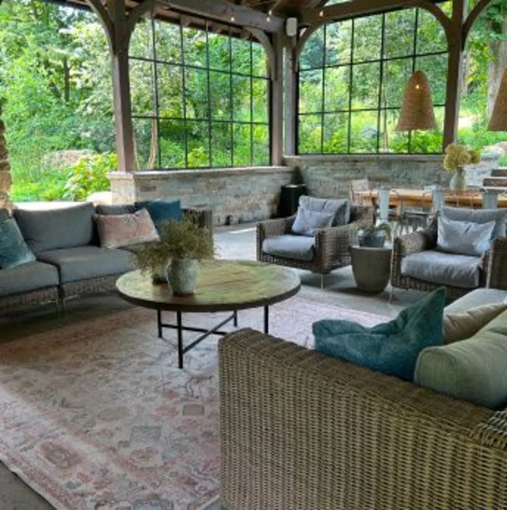 5-Piece Outdoor Sofa with Armchairs | Outer