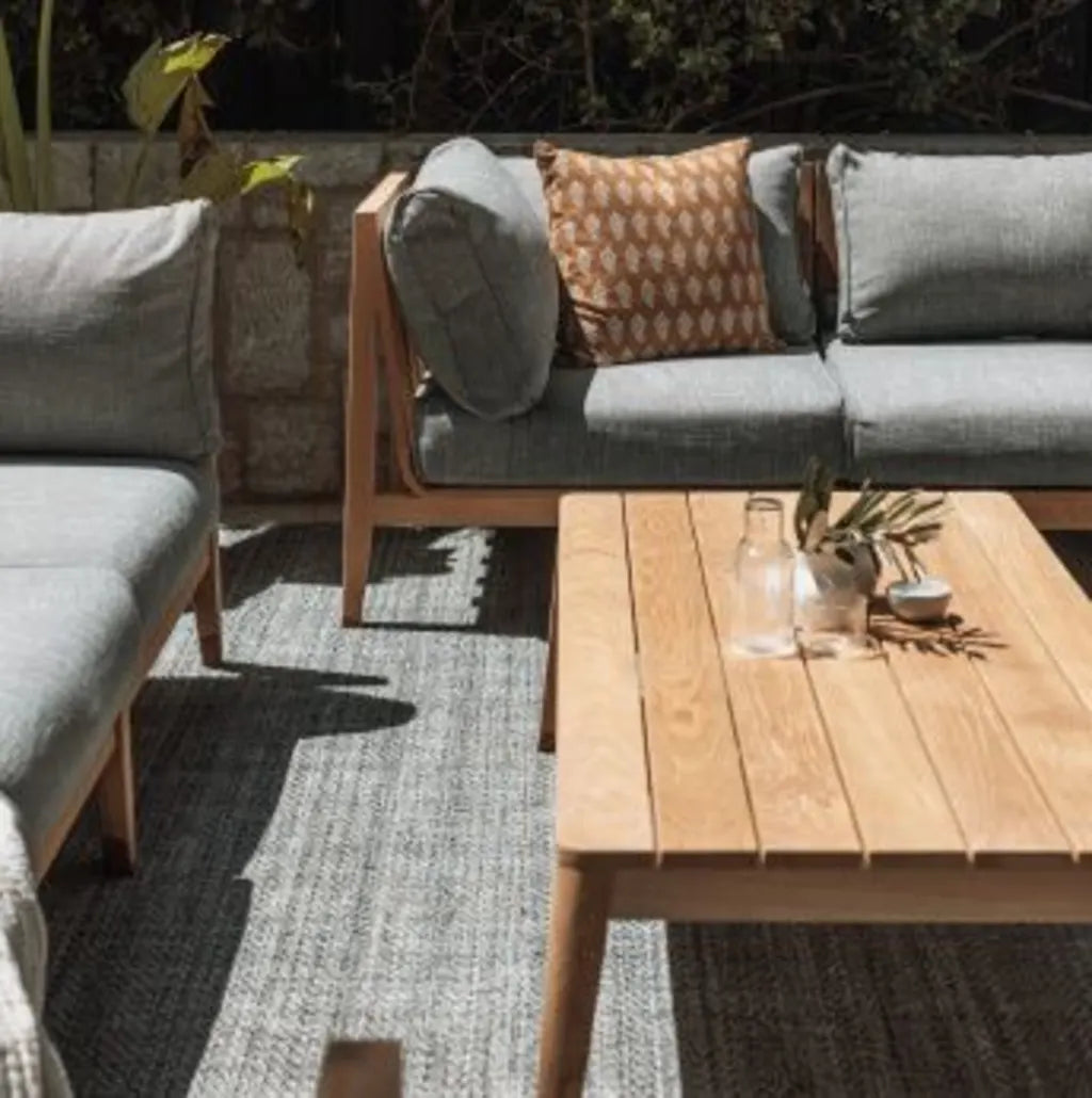 Teak Outdoor Love Sear | Outer