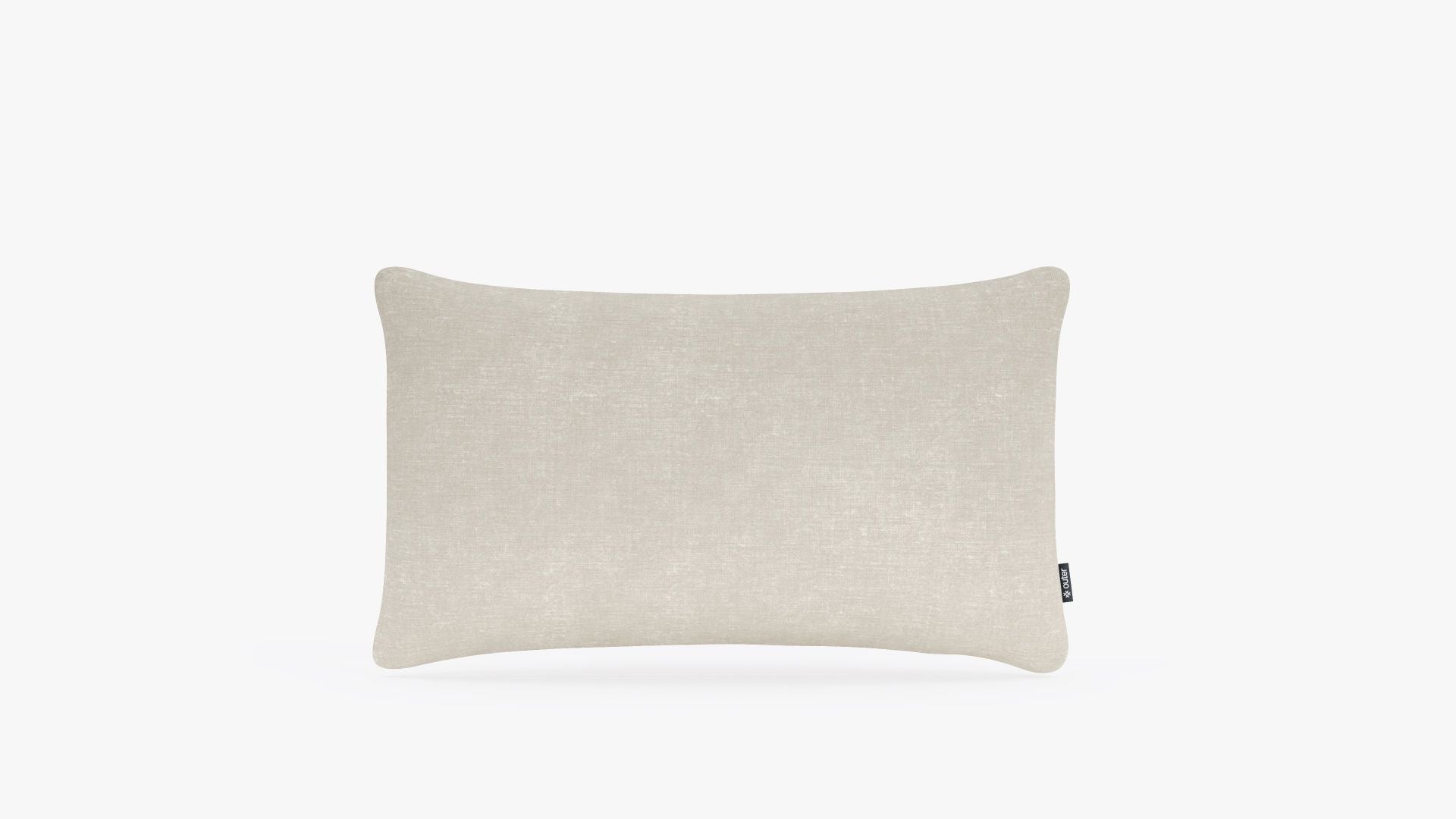 OuterWeave Outdoor Throw Pillow - 12 x 20 #color_Sandstone Gray