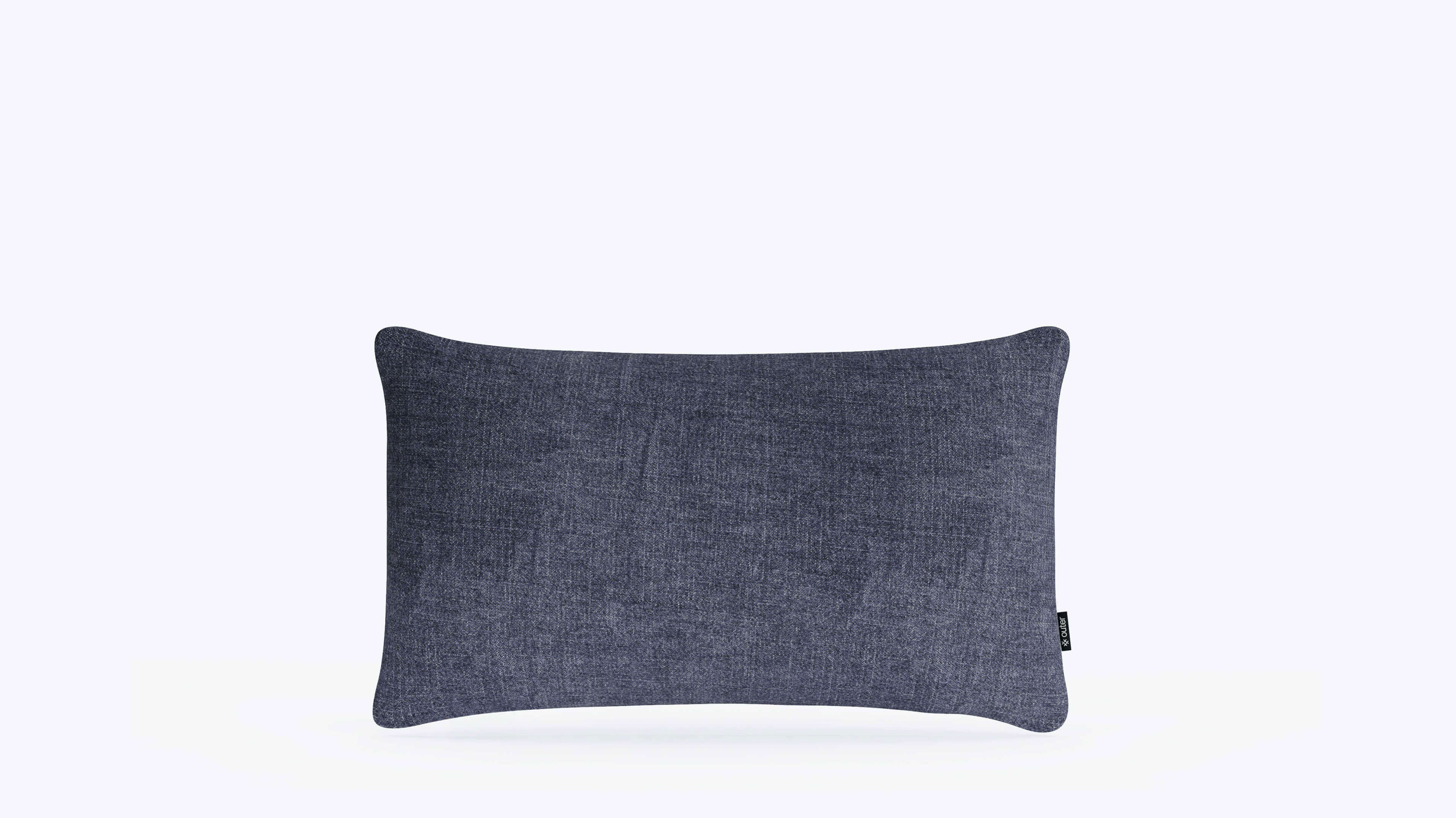 OuterWeave Outdoor Throw Pillow - 12 x 20 #color_deep sea navy
