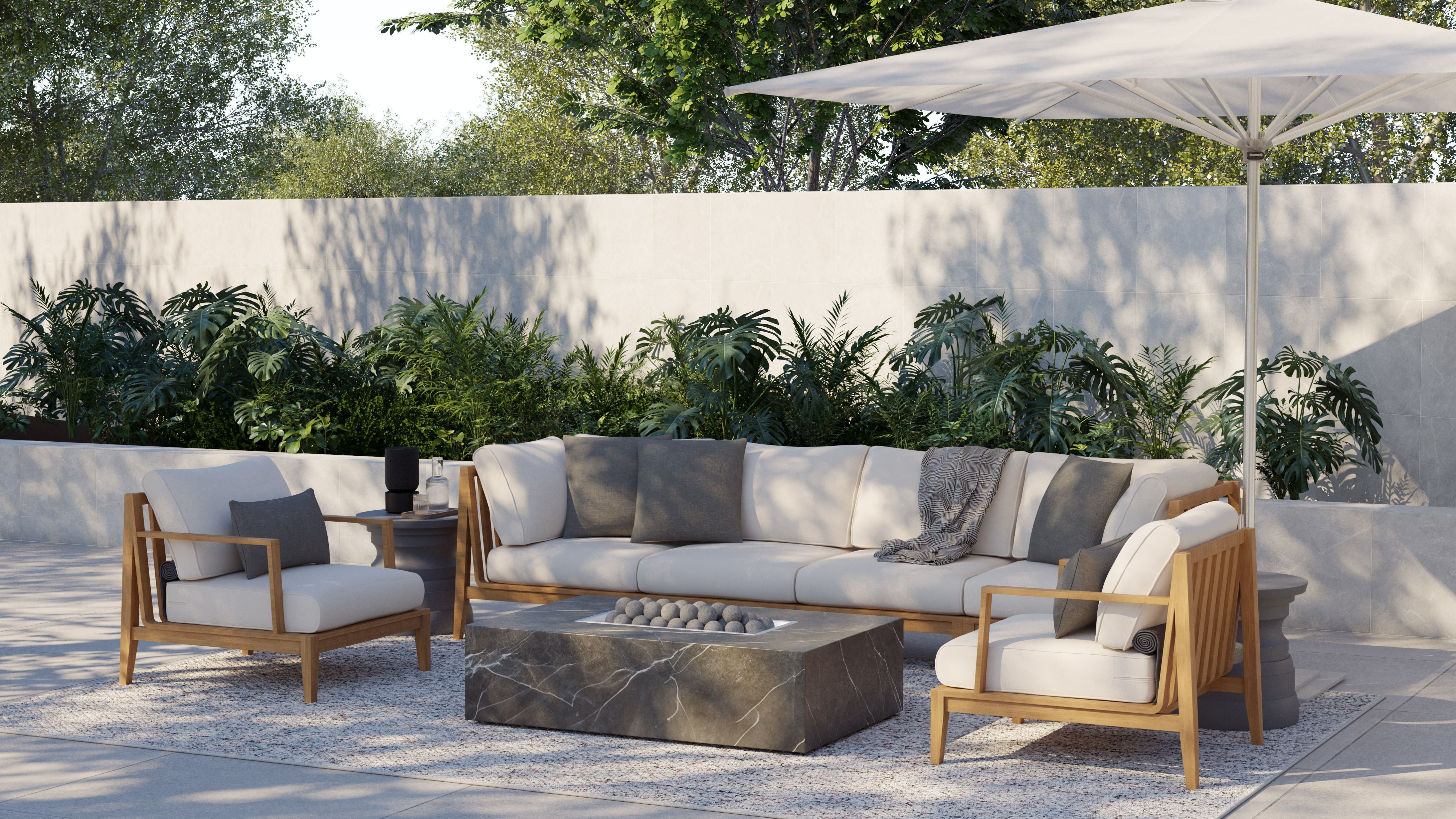 OuterWeave Outdoor Throw Pillow - 20 x 20 #color_dark pebble gray