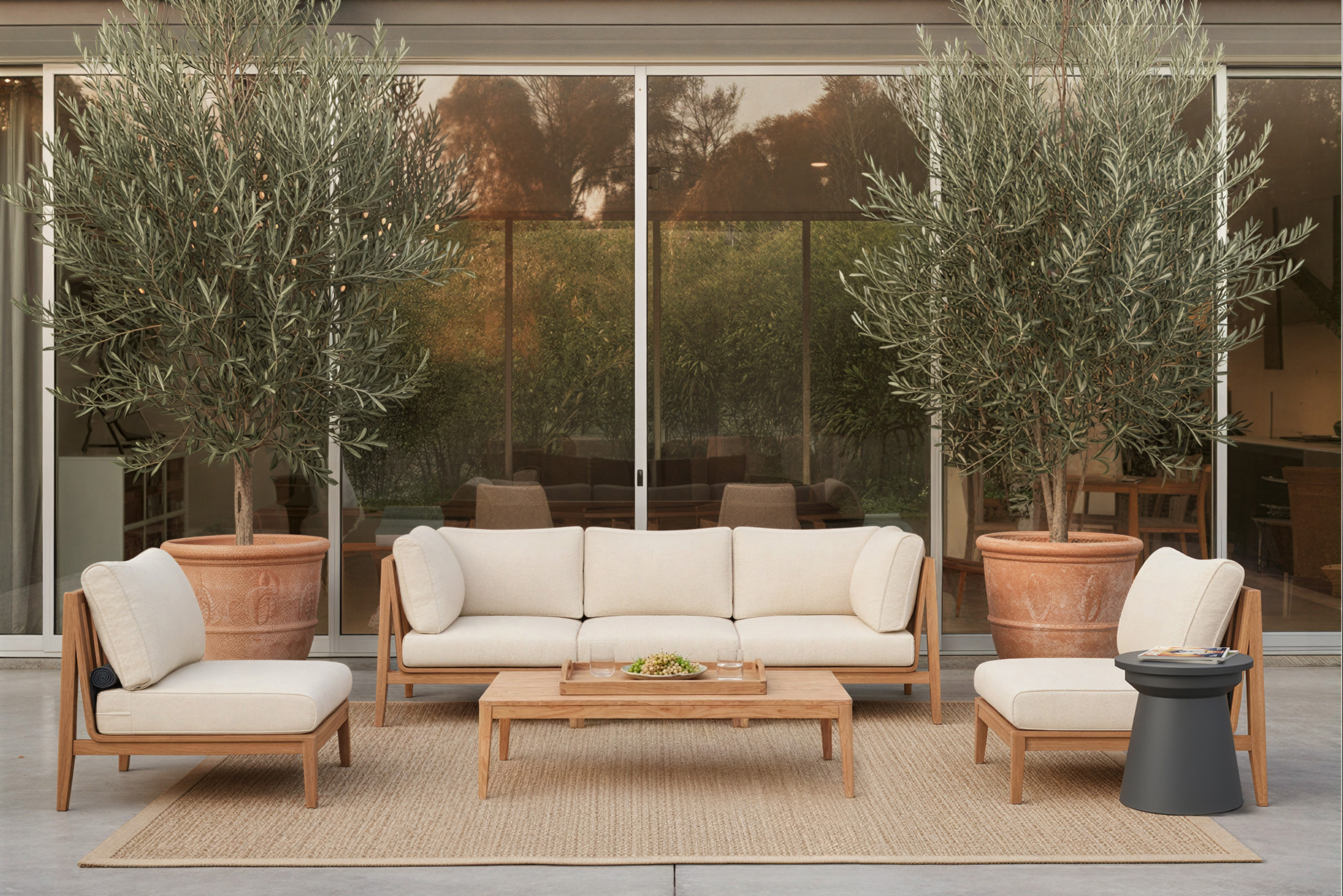 Teak Sectional Corner Support Science for Long-Lasting Outdoor Beauty